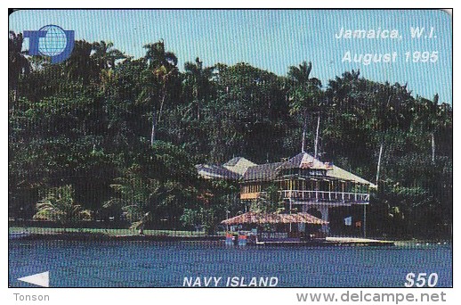Jamaica, 23JAMA, Navy Island, 2 Scans.   Please Read. - Giamaica