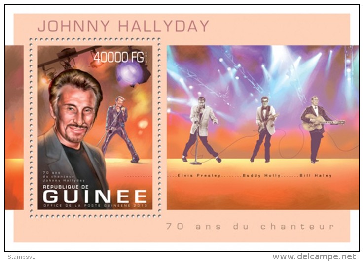 Guinea. 2013 Johnny Hallyday. (314b) - Singers