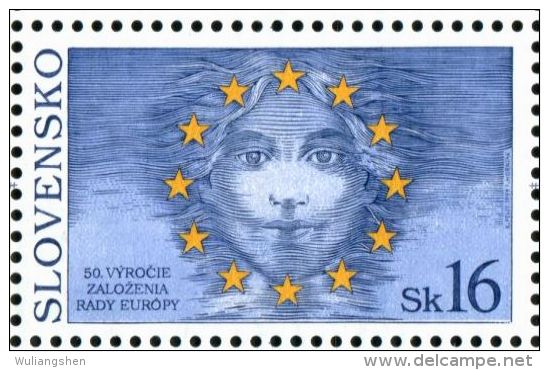 CZ1609 Slovakia 1999 EU Countries 1v MNH - Neufs