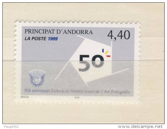 ANDORRE 1999 FEDERATION PHOTOGRAPHIQUE   YVERT N°521 NEUF MNH** - Photographie