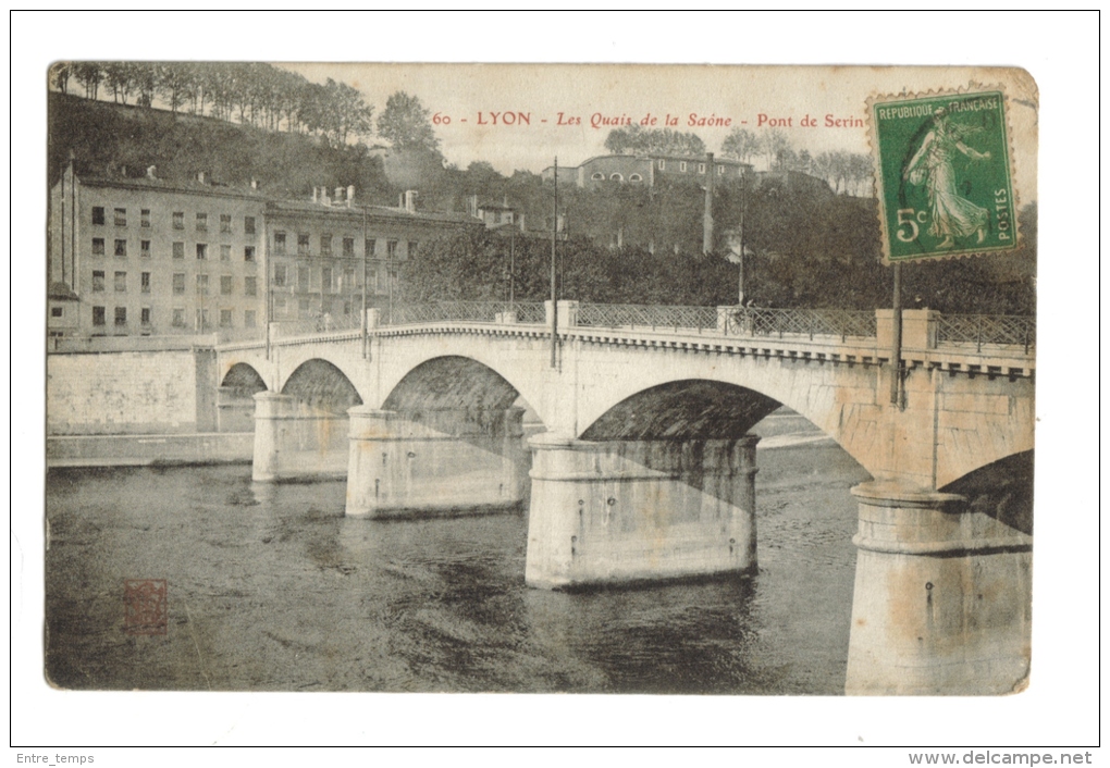 Lyon Les Quais De La Saone Pont De Serin - Lyon 4