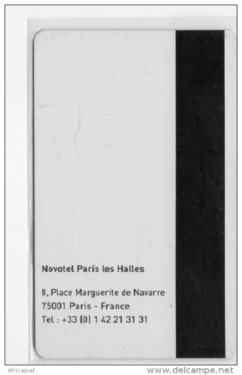 CLEF D´HOTEL GROUPE NOVOTEL PARIS LES HALLES - Hotel Key Cards