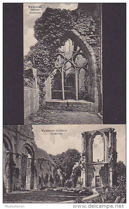 Germany PPC Walkenried Klosterruine Zisterzienser Kloster Verlag E. Hauptmann, Walkenried (Südharz)(2 Scans) - Osterode