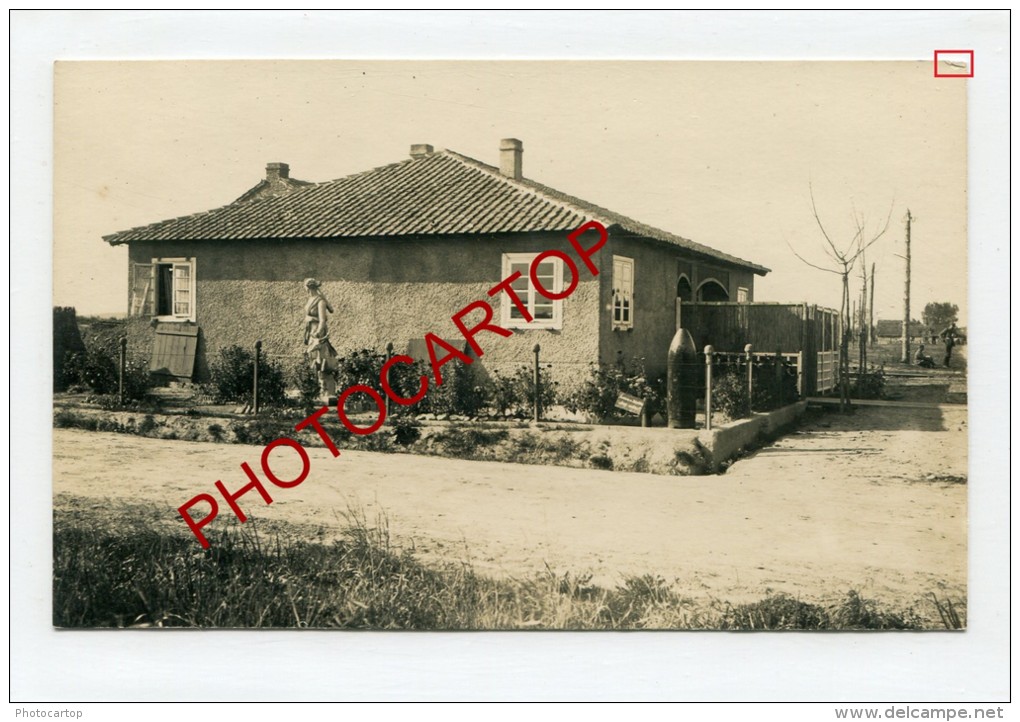 TEN BRIELEN-4 Cartes Photo Allemandes-Guerre14-18-1WK-BELGIQUE-BELGIEN-Flandern-OBUS-Militaria- - Comines-Warneton - Komen-Waasten