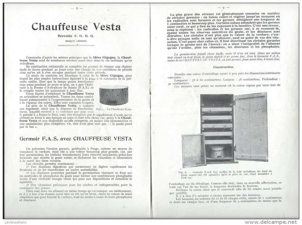 Matériel Agricole/Mére Gigogne/Eleveuse/Couveuse /Boite à élevage/Chauffeuse Vesta/Vers 1920   VP615 - Agricultura