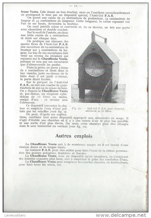 Matériel Agricole/Mére Gigogne/Eleveuse/Couveuse /Boite à élevage/Chauffeuse Vesta/Vers 1920   VP615 - Agricoltura