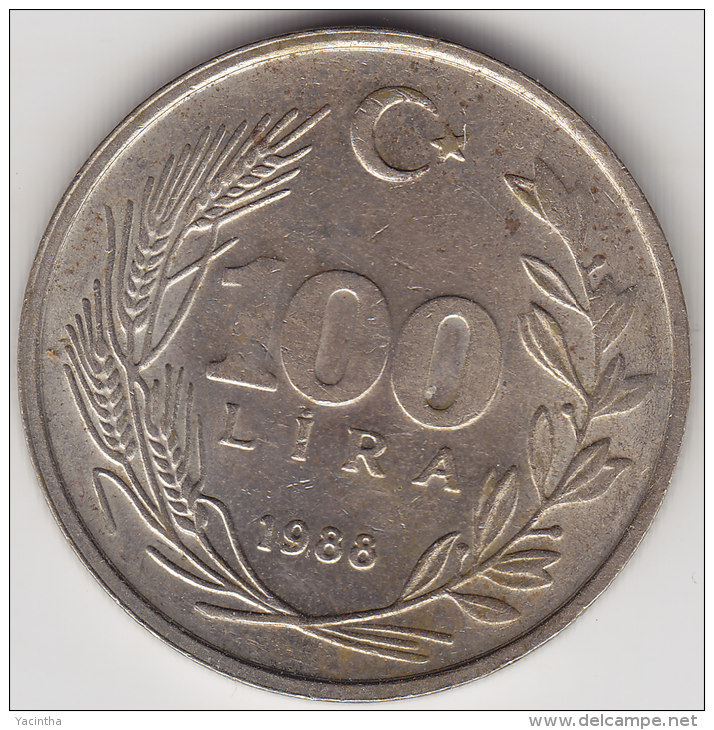 @Y@    Turkije   100 Lira  1988       (2502) - Turkey