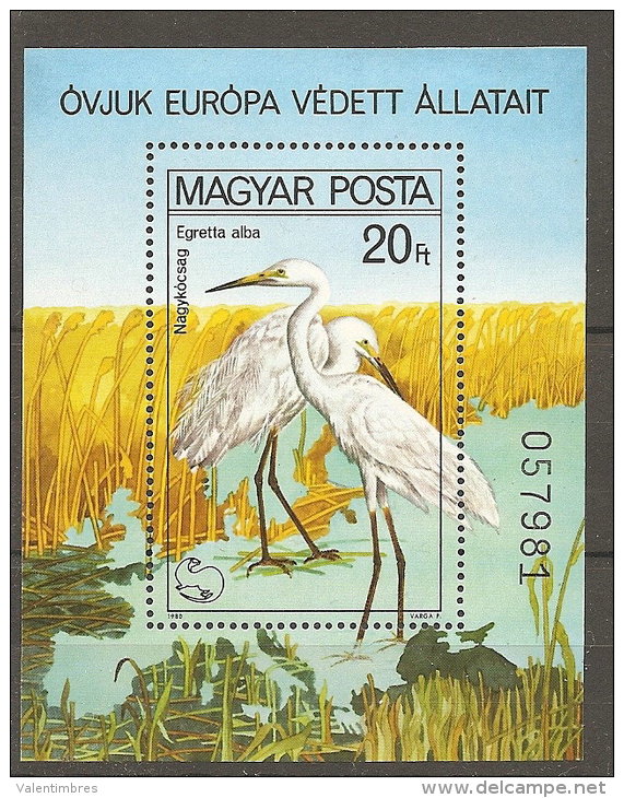 Hongrie Hungary Magyar Ungarn  **  N° YT  BF 150 Aigrette - Storchenvögel