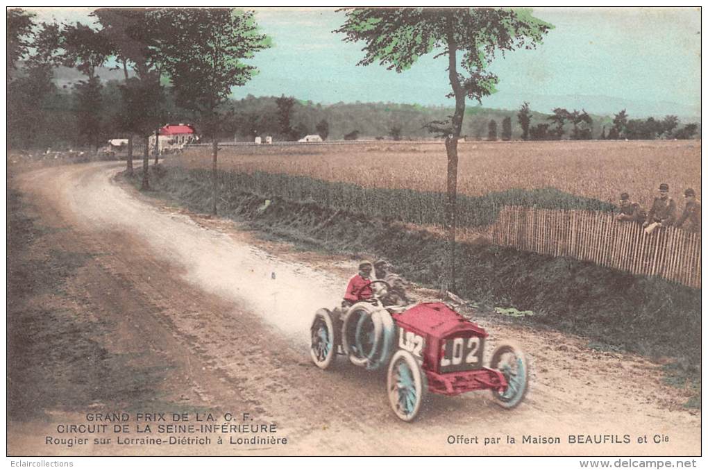 Londinières    76    Circuit De La Seine Inférieure  Rougier Pilote - Londinières