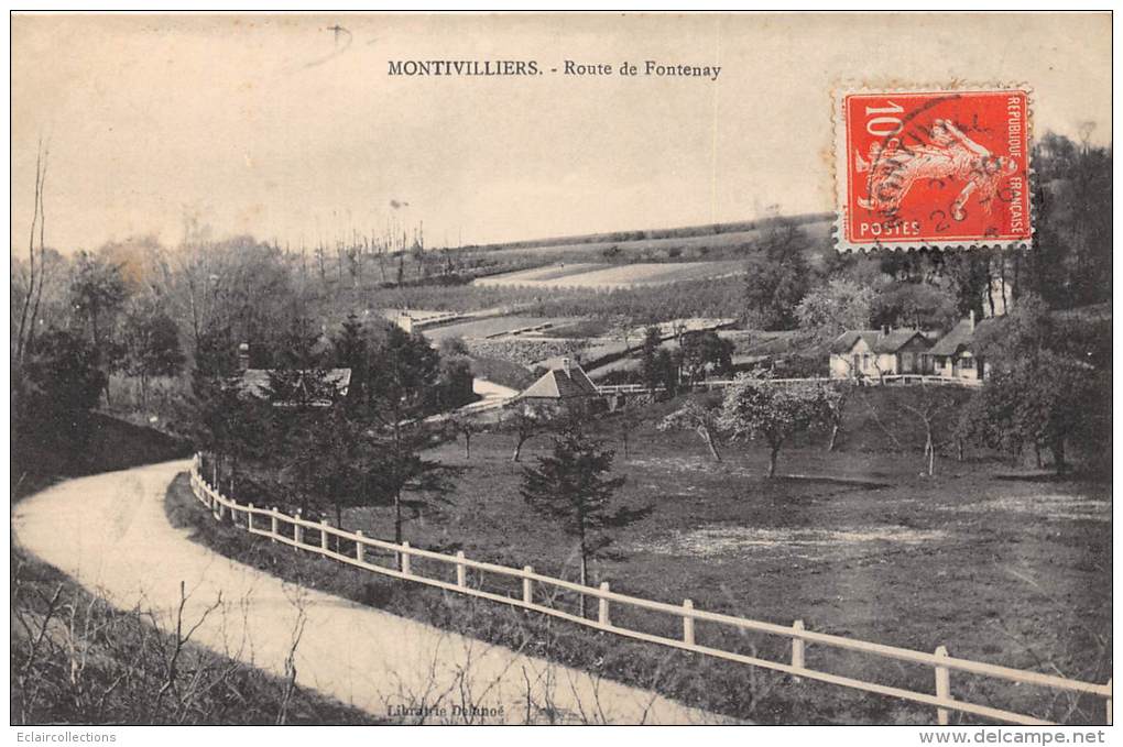 Montivilliers   76     Route De Fontenay - Montivilliers