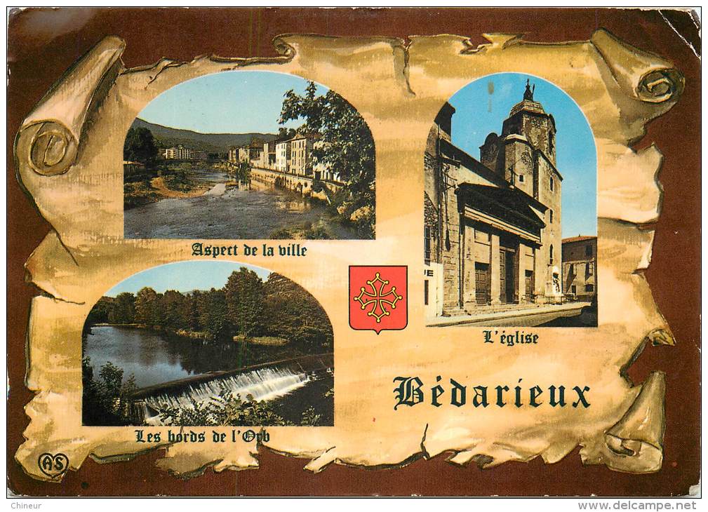 BEDARIEUX CARTE MULTIVUES - Bedarieux