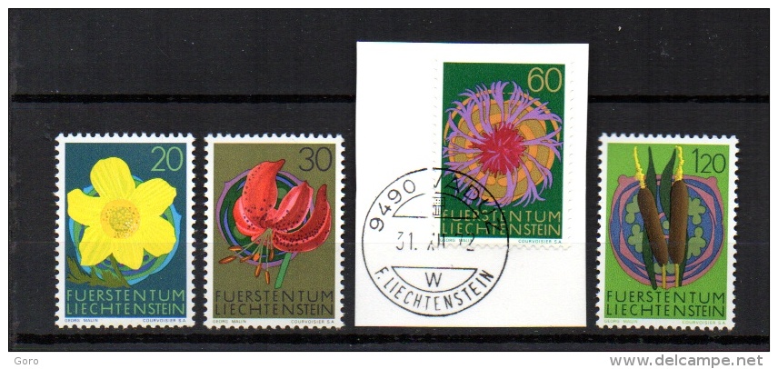 Liechtenstein   1972.-   Y&T  Nº    503/506 - Oblitérés