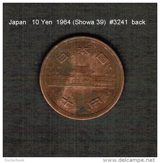 JAPAN    10  YEN  1964  (Hirohito 39---Showa Period)  (Y # 73a) - Japon