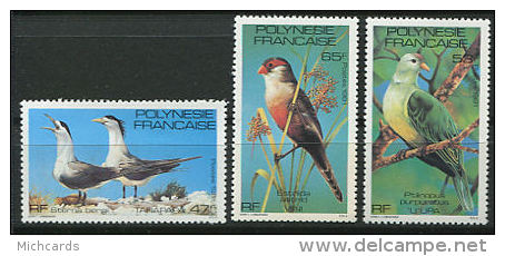 POLYNESIE 1981 - Oiseaux (Yvert 168/70) Neuf ** (MNH) Sans Trace De Charniere - Ungebraucht