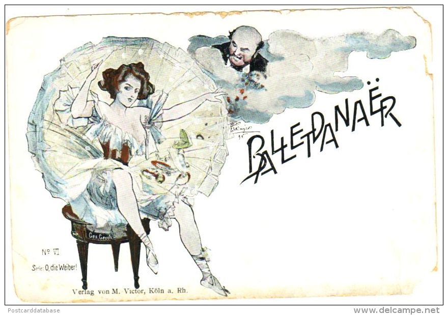 Balletdanaër - & Ballet, Littho, Illustration - Tanz