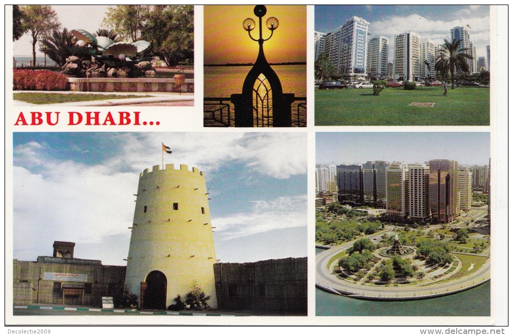 BT19222 Views Of Abu Dhabi The Capital  2 Scans - Emirats Arabes Unis