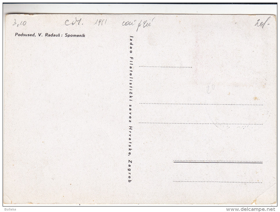 Fusils -  Yougoslavie - Carte Postale De 1951 - Carte Maximum  ?? - Lettres & Documents