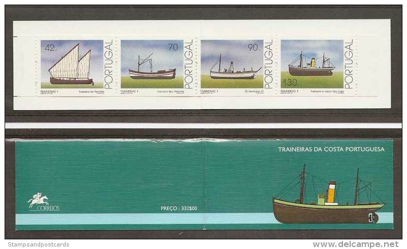 Portugal Carnet Bateaux De Pêche De La Côte Portugaise 1993 ** Portugal Booklet Fishing Ships Portuguese Coast ** - Booklets