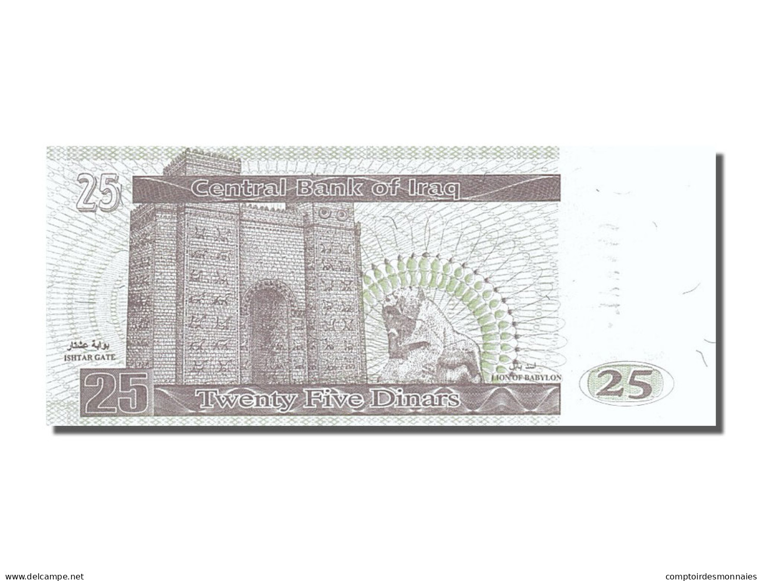 Billet, Iraq, 25 Dinars, 2001, NEUF - Irak