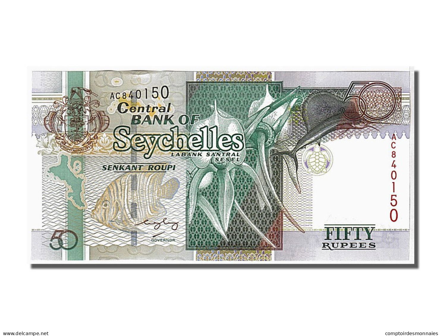 Billet, Seychelles, 50 Rupees, 2005, KM:42, NEUF - Seychellen