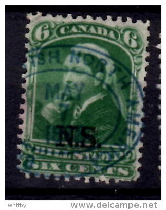 Nova Scotia 1868 6 Cent  Queen Victoria Issue #NSB7  SON - Oblitérés