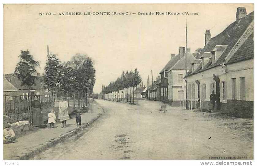 Nov13 122 : Avesnes-le-Comte  -  Grande Rue  -  Route D'Arras - Avesnes Le Comte