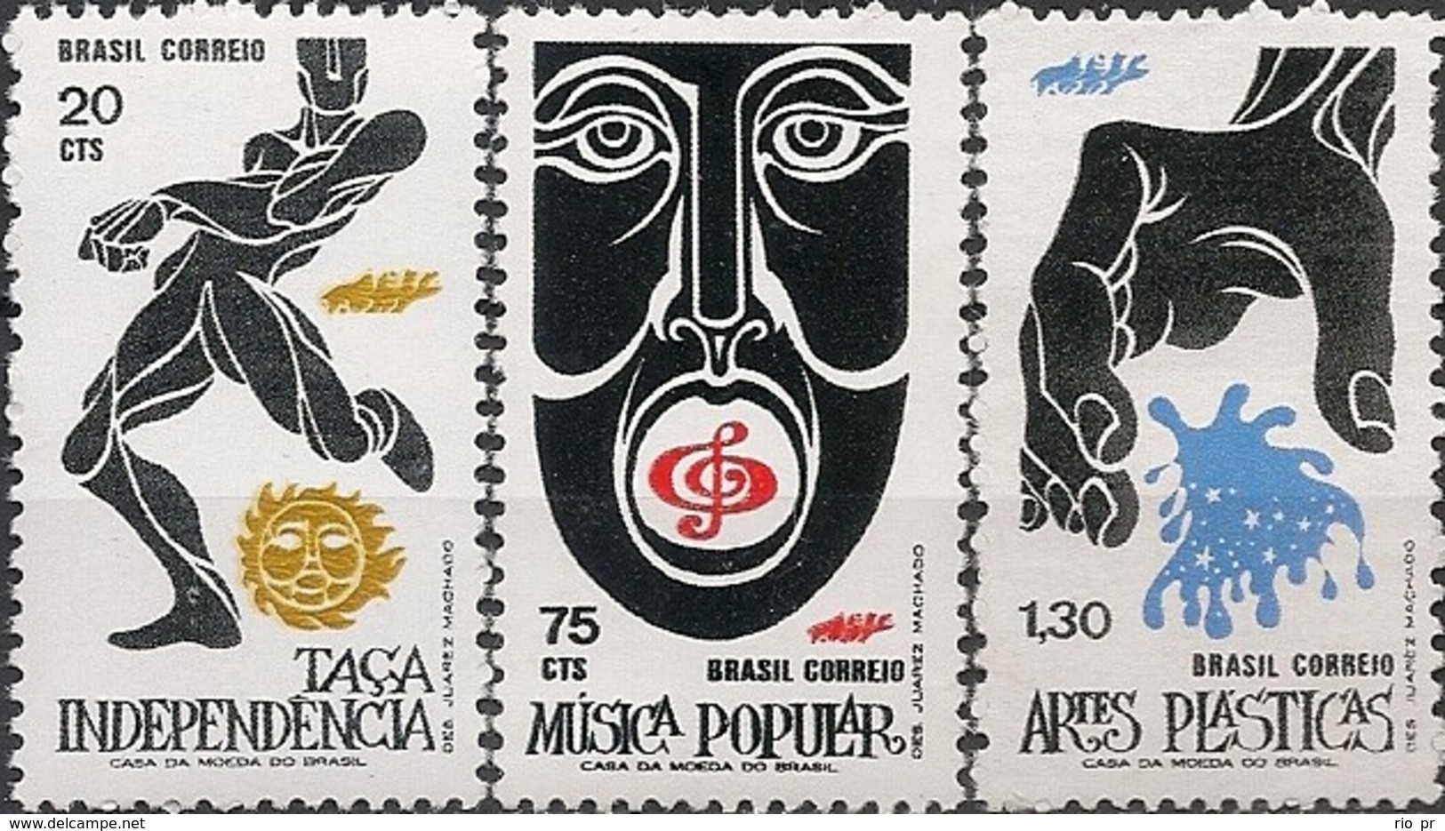 BRAZIL - COMPLETE SET 150th ANNIVERSARY OF BRAZILIAN INDEPENDENCE 1972  - MNH - Nuovi