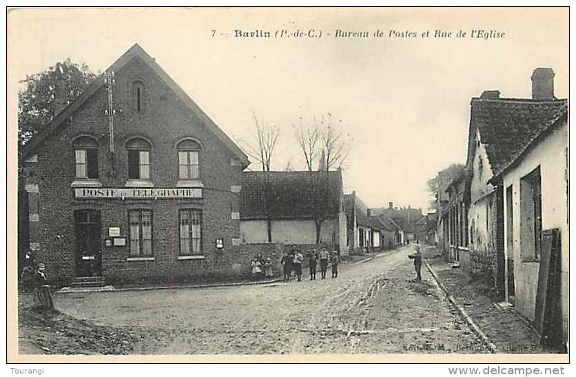 Nov13 183 : Barlin  -  Postes  -  Rue De L'Eglise - Barlin