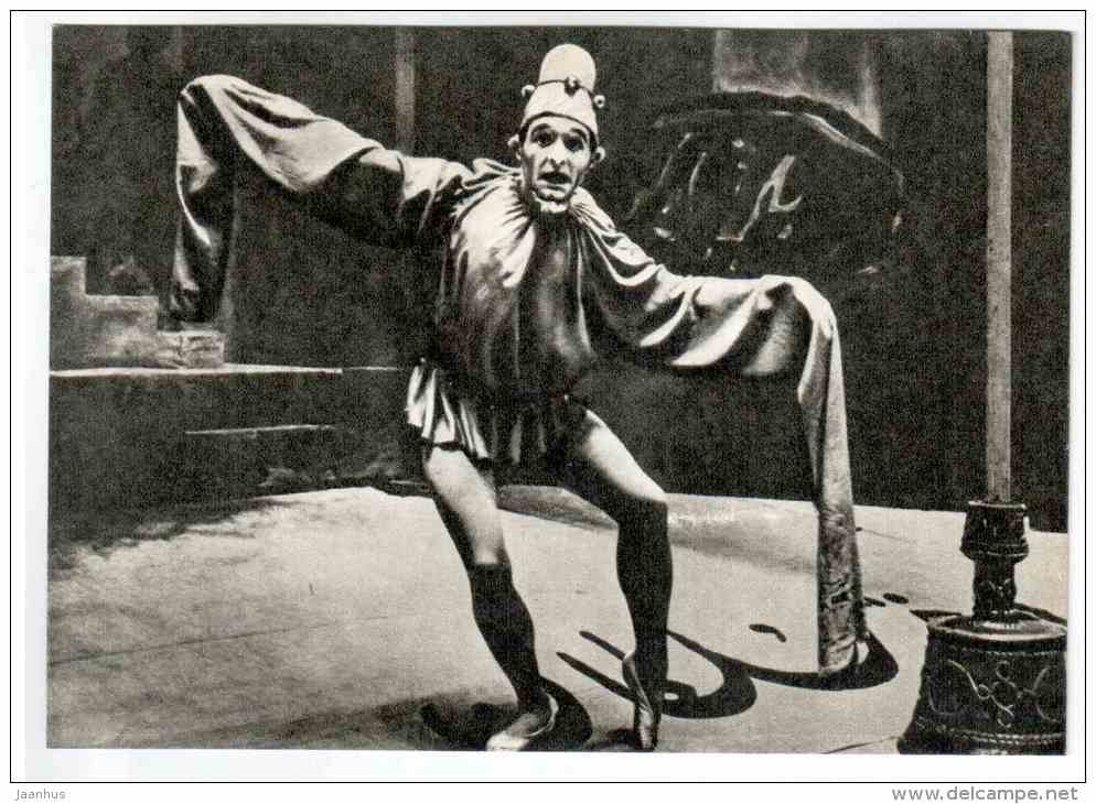 E. Kashani As Jester - Legend Of Love Ballet - Soviet Ballet - 1970 - Russia USSR - Unused - Tanz