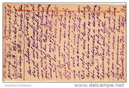 GUE - L13 - Carte De Prisonnier De Guerre 1916 Avec Cachets De Censure - WO1