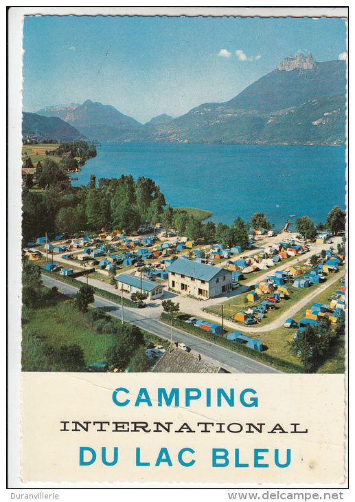 Doussard - 74. Doussard camping International du Lac Bleu sur les Rives du  Lac d´Annecy - CPSM