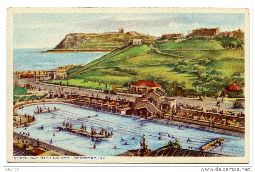 ARTIST CARD : SCARBOROUGH : NORTH BAY BATHING POOL - Scarborough