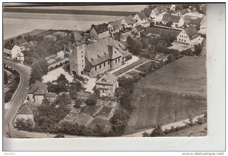 5750 MENDEN - HOLZEN - BÖSPERDE, Luftaufnahme, Kath. Kirche  St. M. Magdalena - Menden