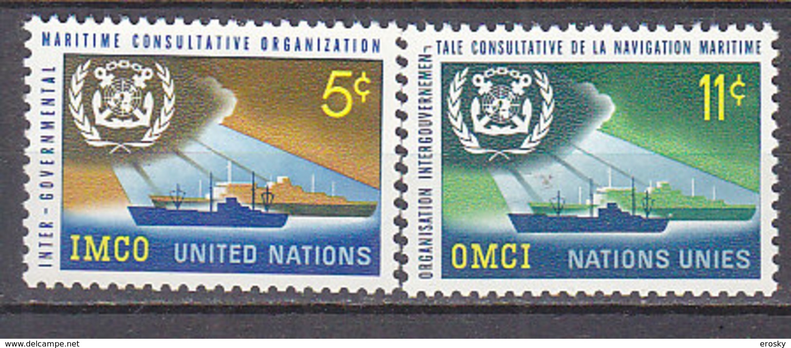 H0076 - ONU UNO NEW YORK N°119/20 ** OMCI - Ongebruikt