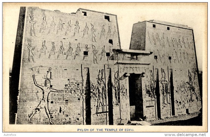 EGYPTE PYLON OF THE TEMPLE OF EDFU - Edfou