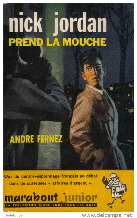 Nick Jordan - Marabout 188 - Nick Jordan Prend La Mouche - André Fernez - Eo - Marabout