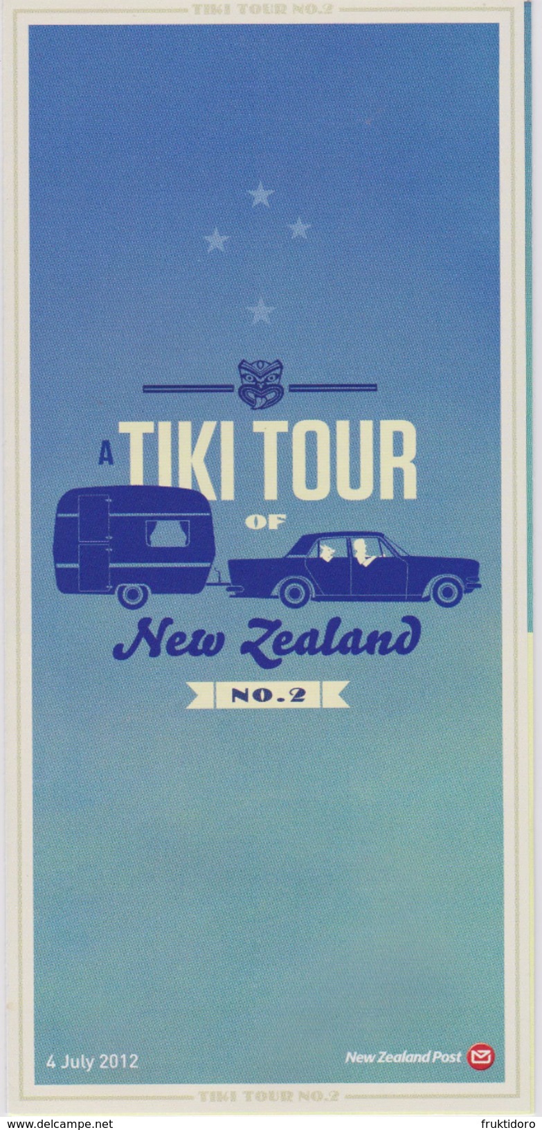 New Zealand 2012 A Tiki Tour Of New Zealand - Lettres & Documents