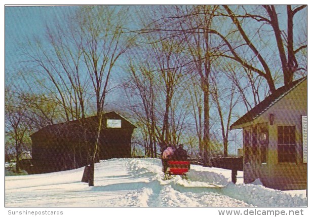 The Ackley Covered Bridge And The Toll House Greenfield Village Dearborn Michigan - Dearborn