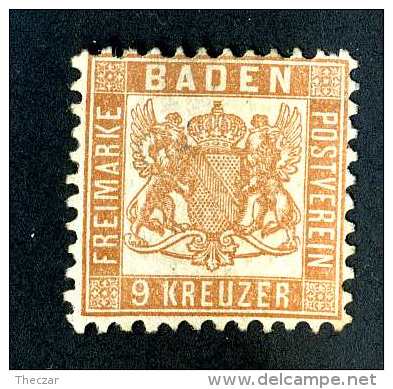 4699e  Baden  Michel #20b No Gum ~( Michel €140.00 )  Offers Welcome! - Ungebraucht