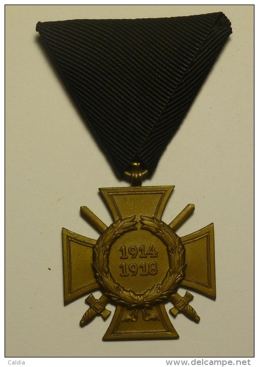 Allemagne Germany / Prussia 1914 1918 "Cross Of Honour Of The World War For Combatants" N°311 UNC - Deutsches Reich