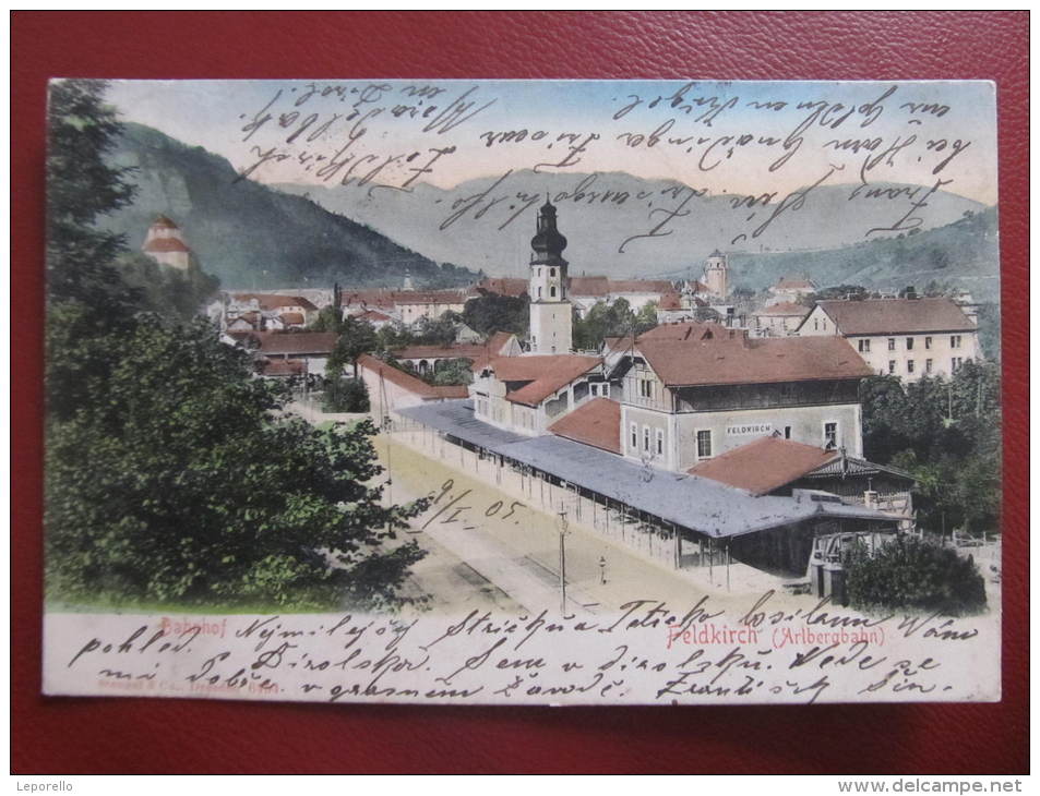 AK FELDKIRCH Bahnhof 1900 //  D*9964 - Feldkirch