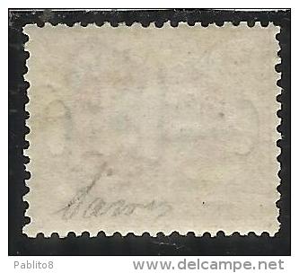 SAN MARINO 1892 STEMMA SOPRASTAMPATO SURCHARGE CENTESIMI 10 SU 20 ROSSO (I TIPO) MNH OTTIMA CENTRATURA SIGNED FIRMATO - Unused Stamps