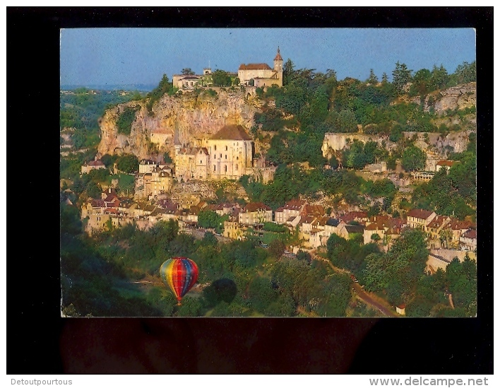 Mongolfière à ROCAMADOUR Lot Dominant Les Gorges De L'Alzou Ballon Aérostat - Montgolfières