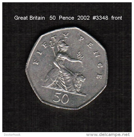 GREAT BRITAIN   50  PENCE  2002  (KM # 991) - 50 Pence