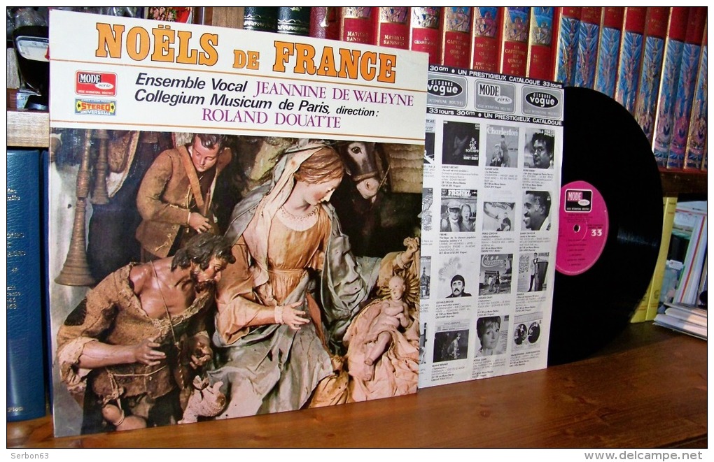 33 TOURS VINYLE NEUF 1980 ENSEMBLE VOCAL JEANNINE DE WALEYNE MUSICUM DE PARIS ROLAND DOUATTE NOEL DE FRANCE DISQUE VOGUE - Religion & Gospel