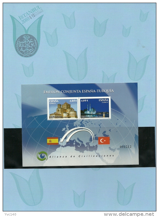 Turkey; 2010 International Philatelic Exhibition "Alliance Of Civilizations", Special Portfolio - Unused Stamps