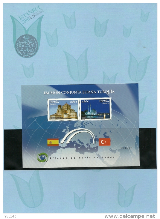 Turkey; 2010 International Philatelic Exhibition "Alliance Of Civilizations", Special Portfolio - Ongebruikt