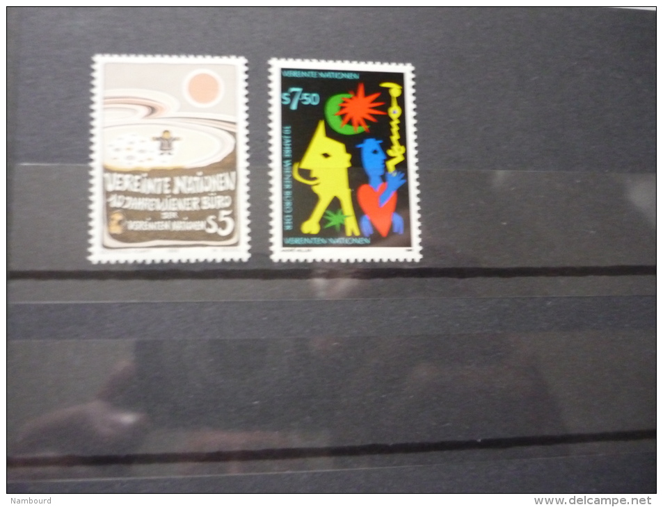 Classeur de timbres Neufs Nations Unies Ney York Genève Vienne