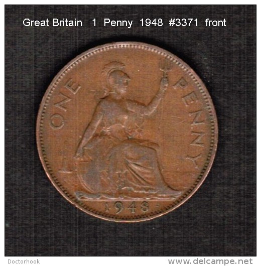 GREAT BRITAIN    1  PENNY   1948  (KM # 845) - D. 1 Penny