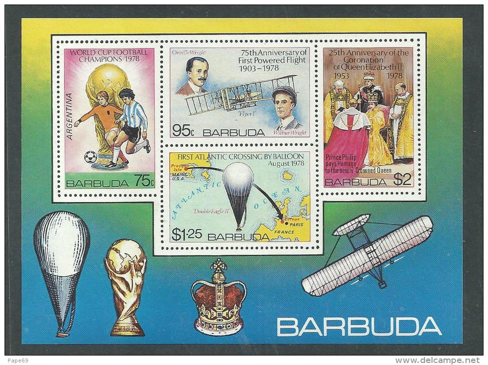 Barbuda BF N° 38  XX  Evénements Et  Anniversaires, Le Bloc Sans Charnière  TB - Barbuda (...-1981)